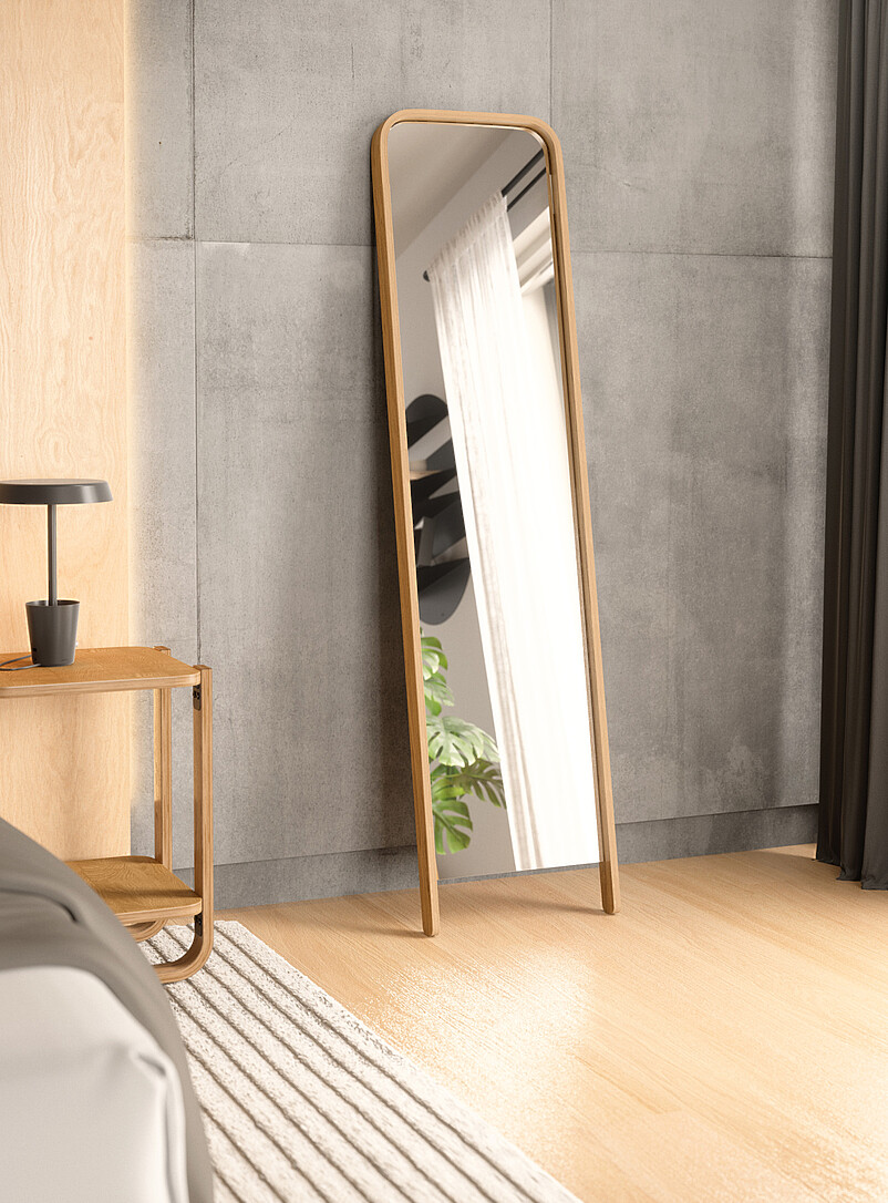 Bellwood Wood Frame Free-Standing Mirror
