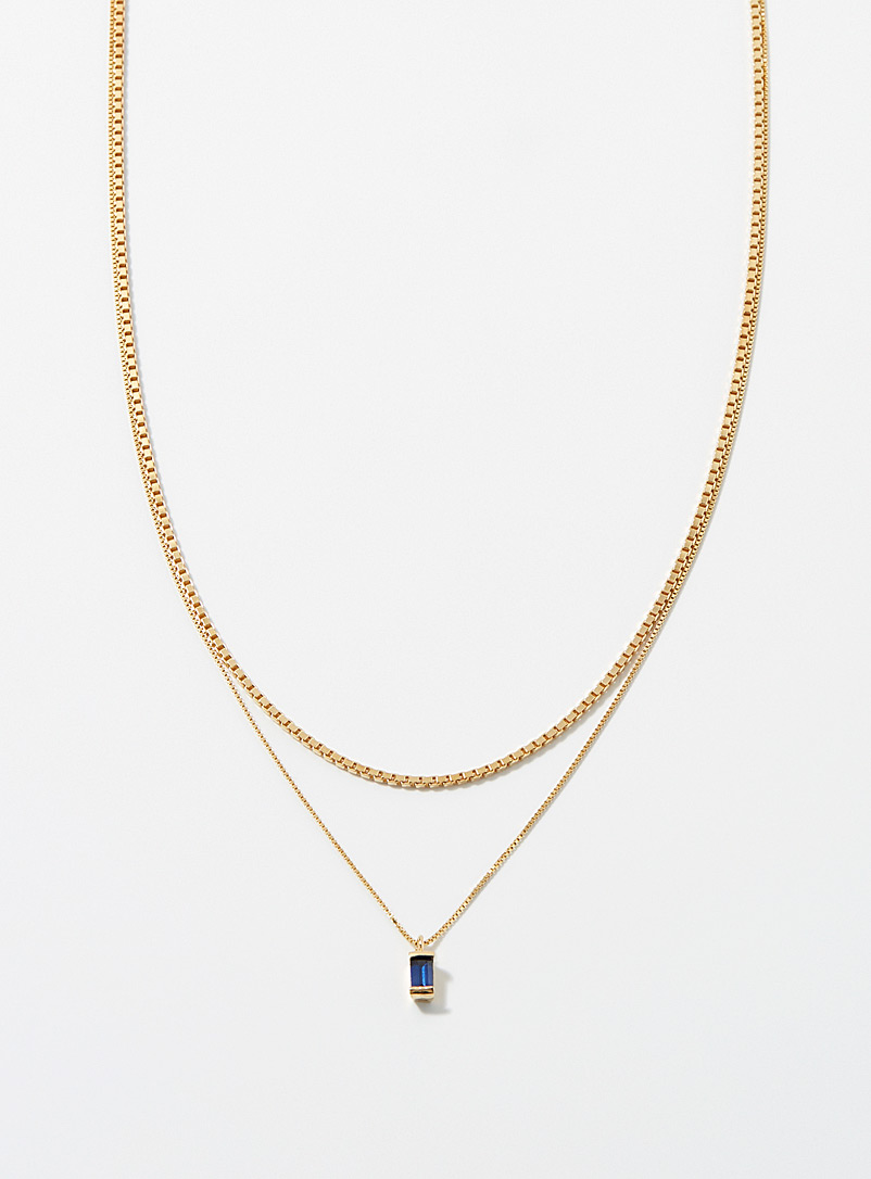 Cornelia webb Assorted Sapphire double chain for women