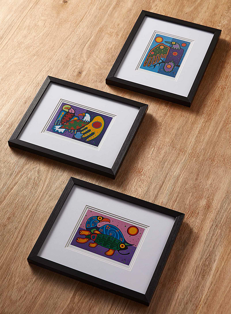 Optimistic wildlife paintings 3-piece set product image (primary)