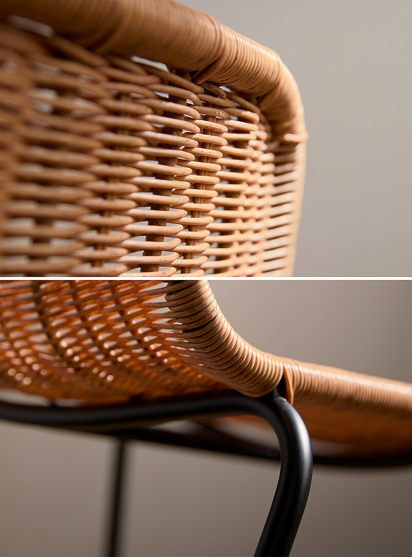 Braided polyresin chair product image 3
