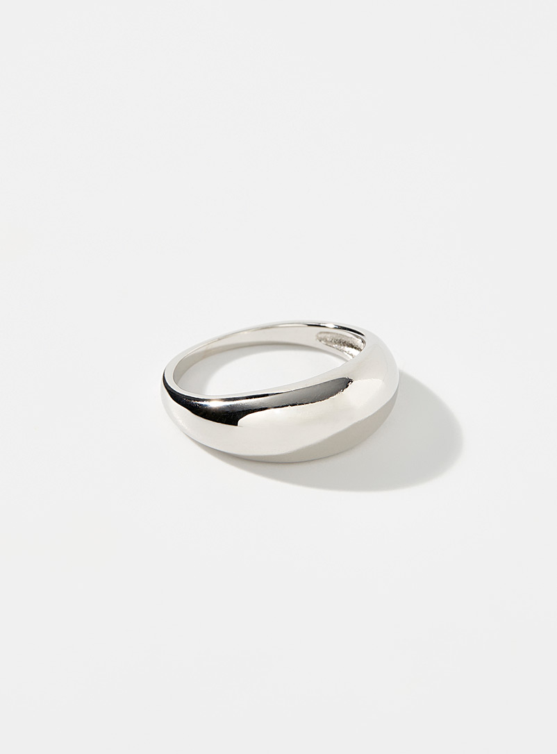 Simons Silver Silver dome ring for women