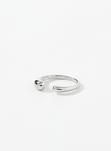 Organic shape open ring