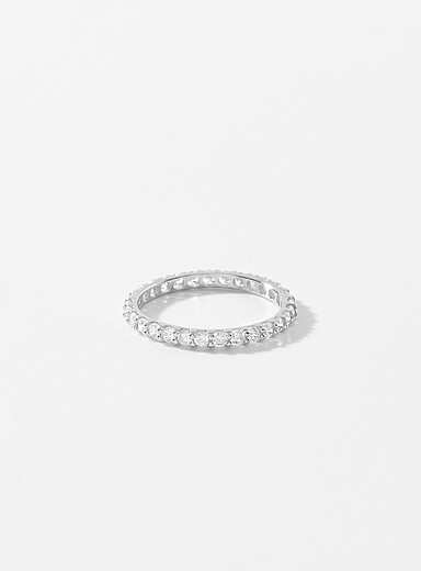 Sparkly stone-encrusted ring