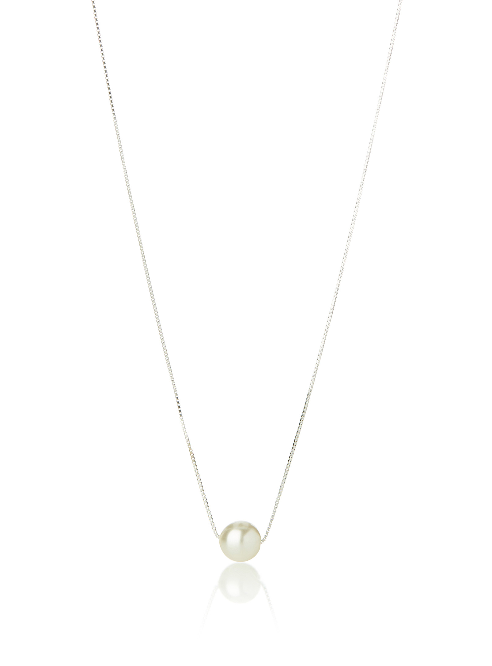 Simons - Women's Shiny pearl necklace