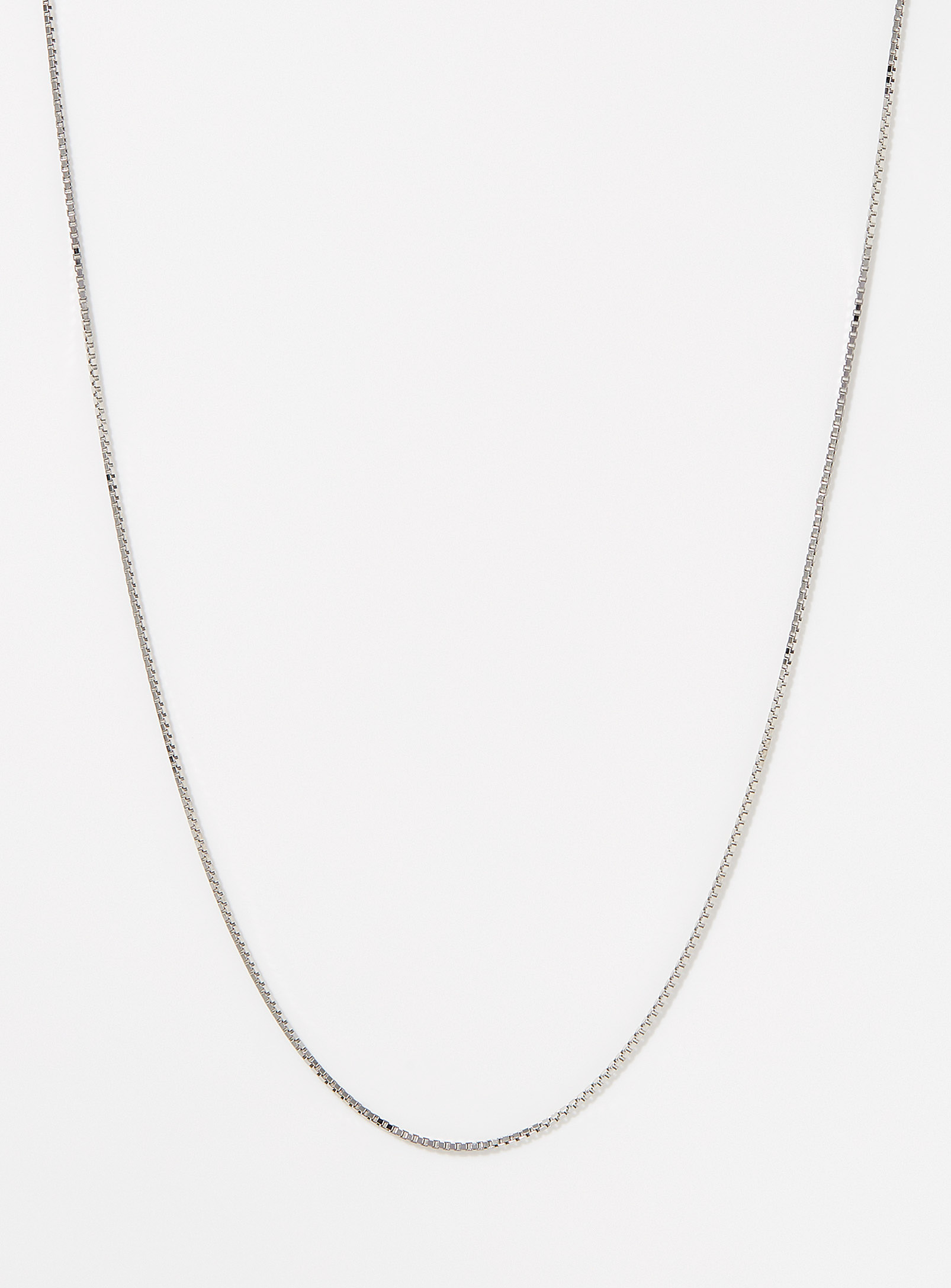 Simon's Thin Silver Chain
