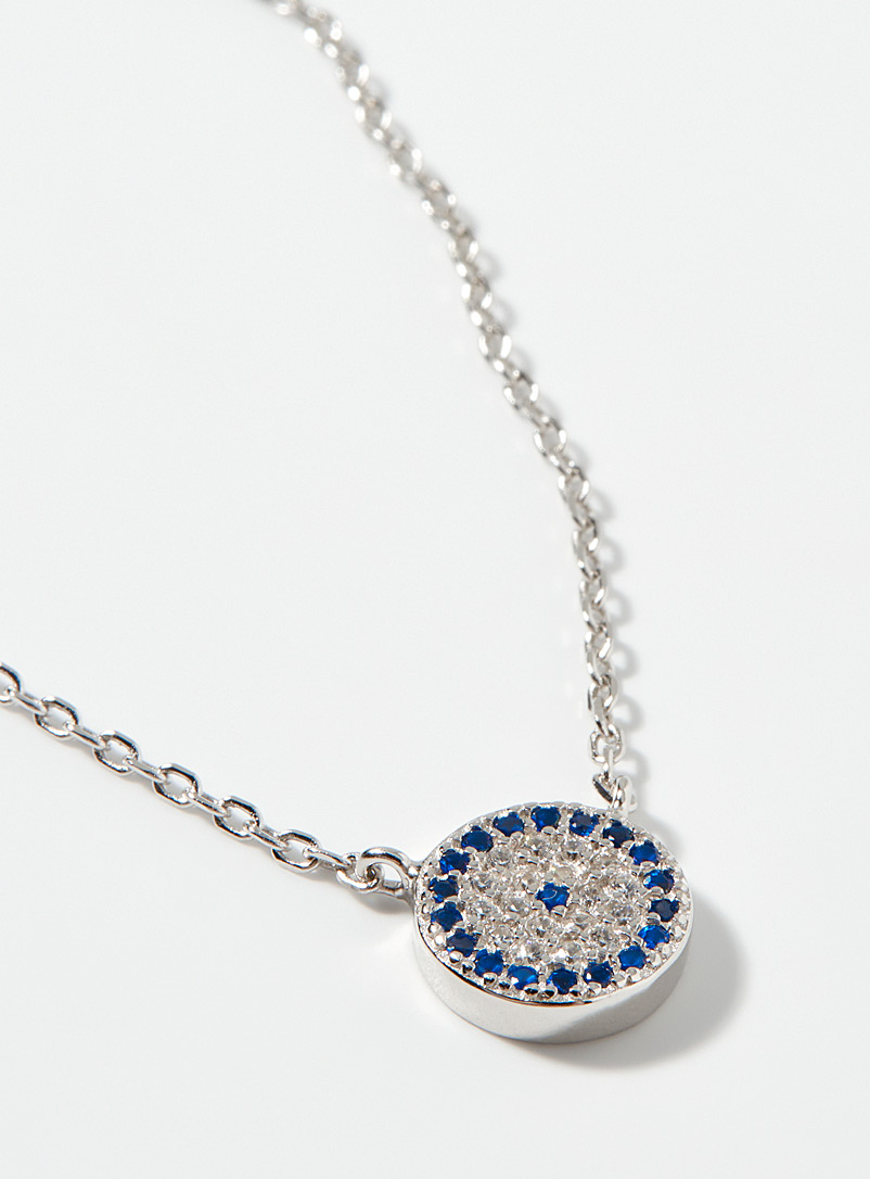 Evil eye silver chain product image 2