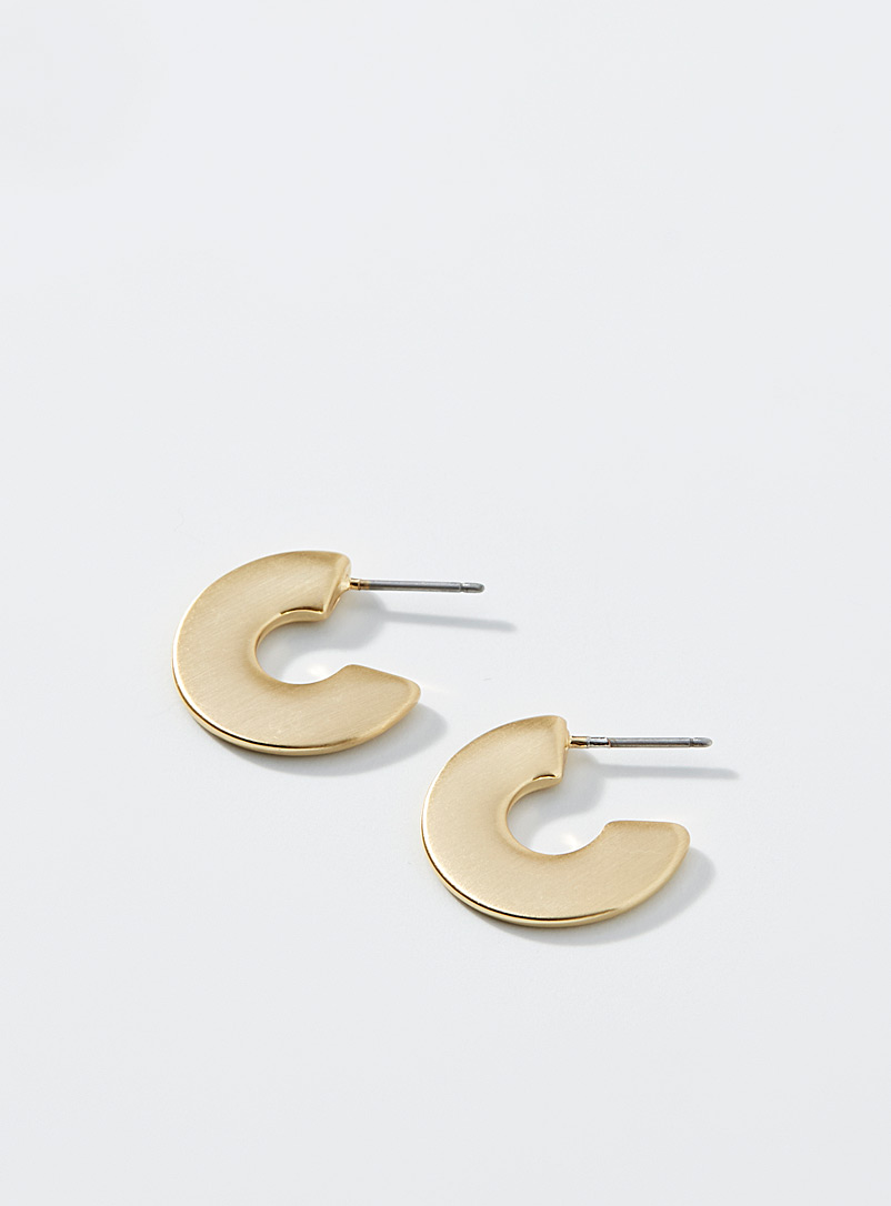Pilgrim Assorted Metallic thin hoop earrings for women
