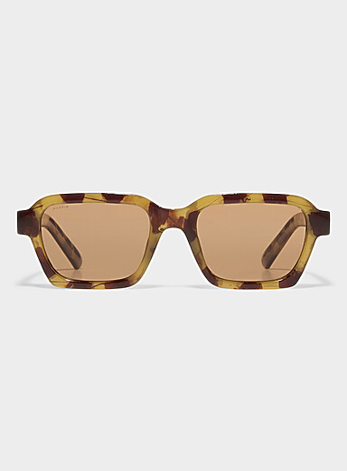 Annalise polarized rectangular sunglasses