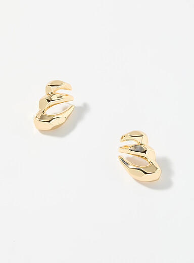 Presence triple effect earrings