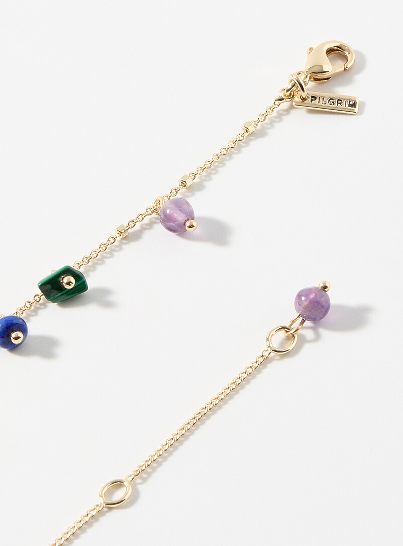 Small mixed gemstone necklace | Pilgrim | Men's Necklaces | Simons