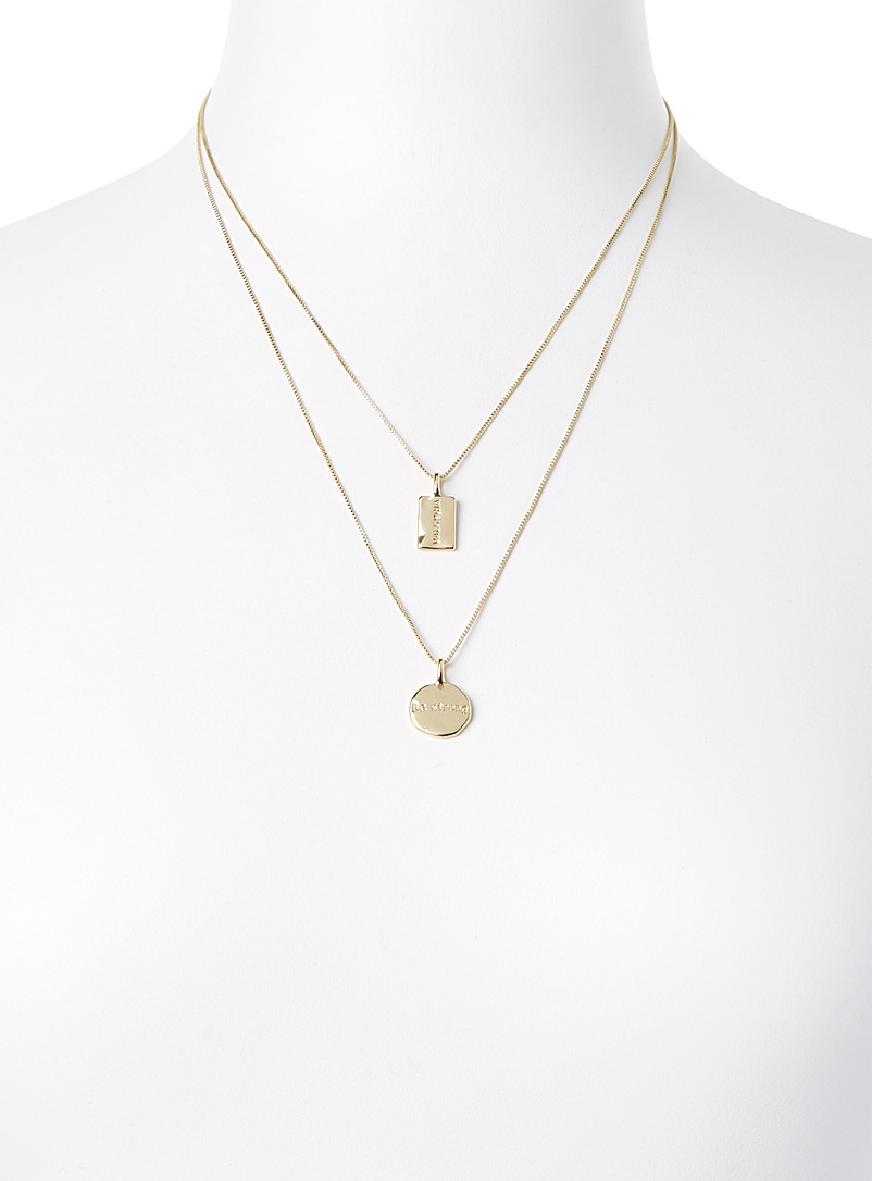Pilgrim Assorted Valkyria necklaces Set of 2 for women