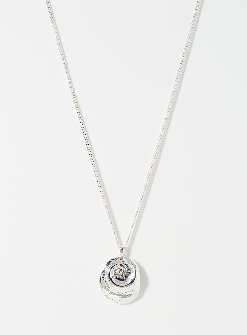 Pilgrim Silver Metallic seashell chain for women