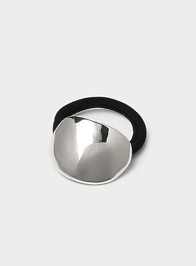 L'&eacute;lastique large d&ocirc;me miroitant