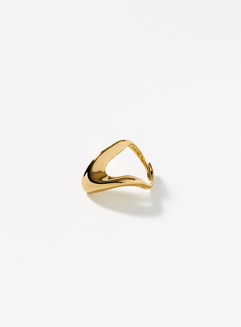 Pilgrim Assorted Adjustable V-shaped ring for women