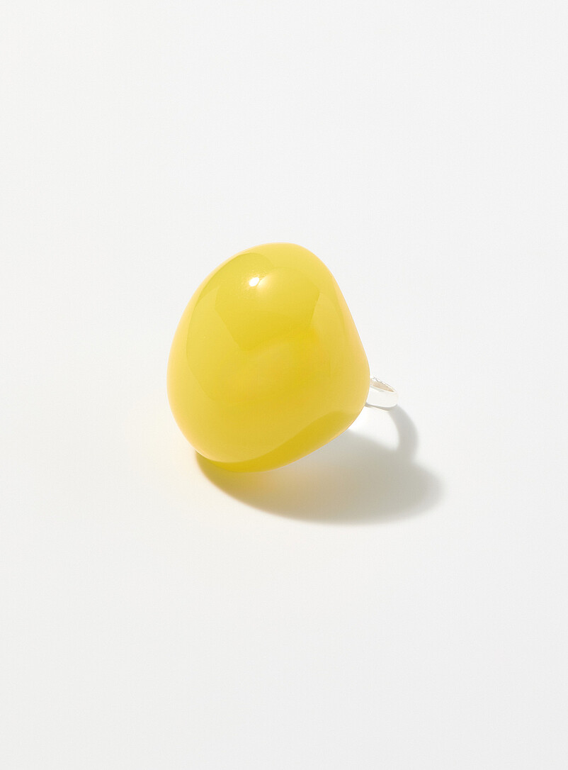 Wide dome adjustable ring Pilgrim x Eva Meloche collection | Pilgrim ...