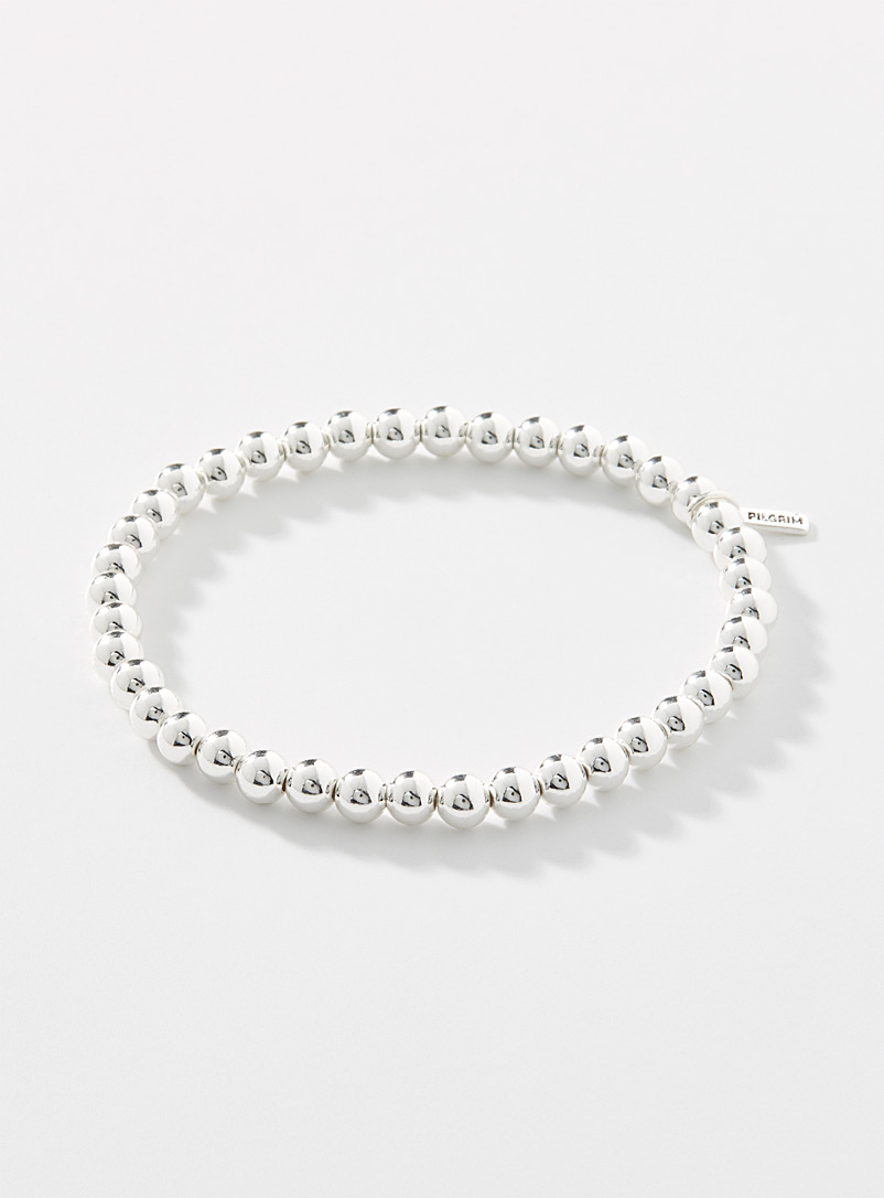 Pilgrim Silver Silver bead bracelet for women