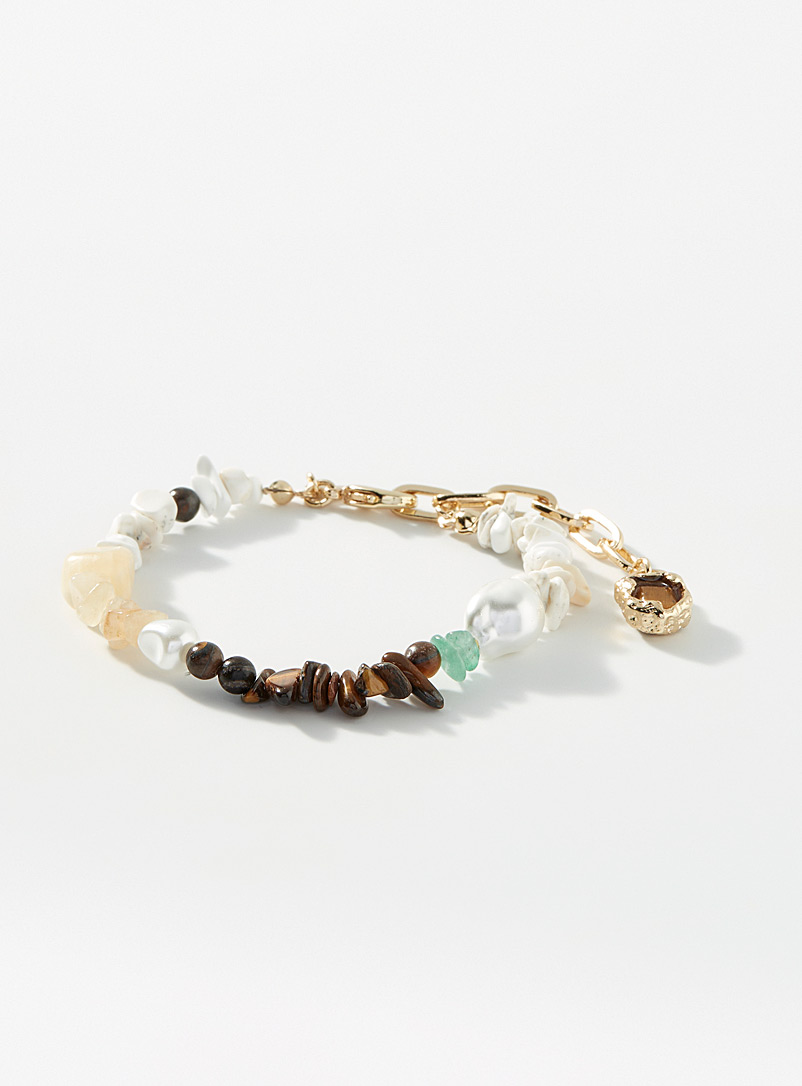 Pilgrim: Le bracelet pierres océaniques Assorti pour femme