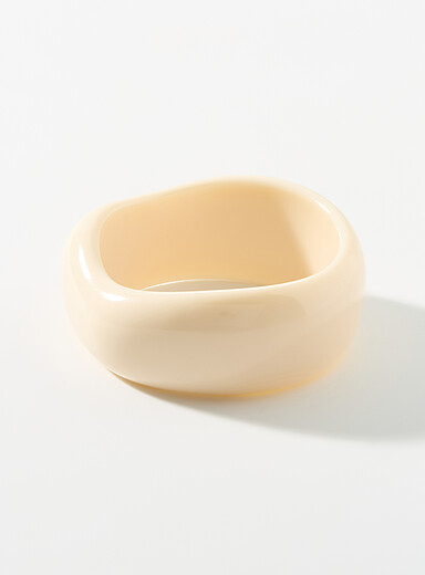 Le large bracelet jonc Aase