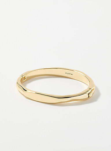 Le bracelet jonc ondul&eacute; Presence