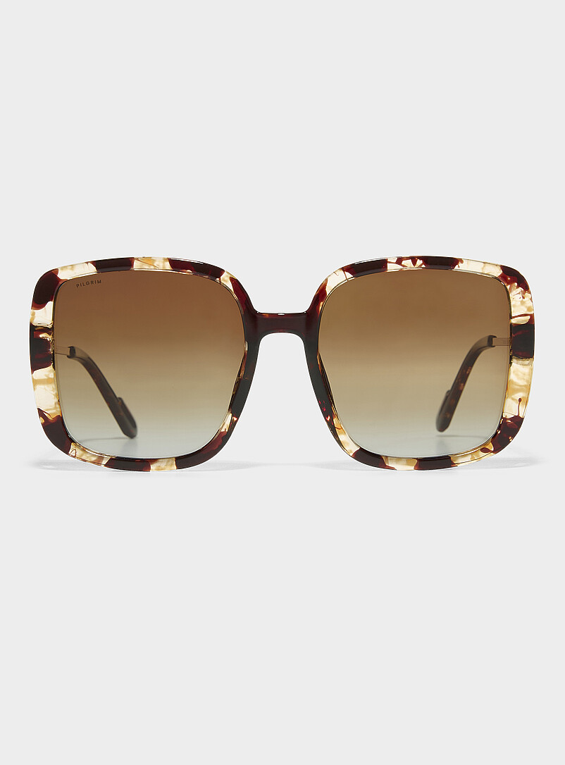 Aliet Polarized Oversized Square Sunglasses
