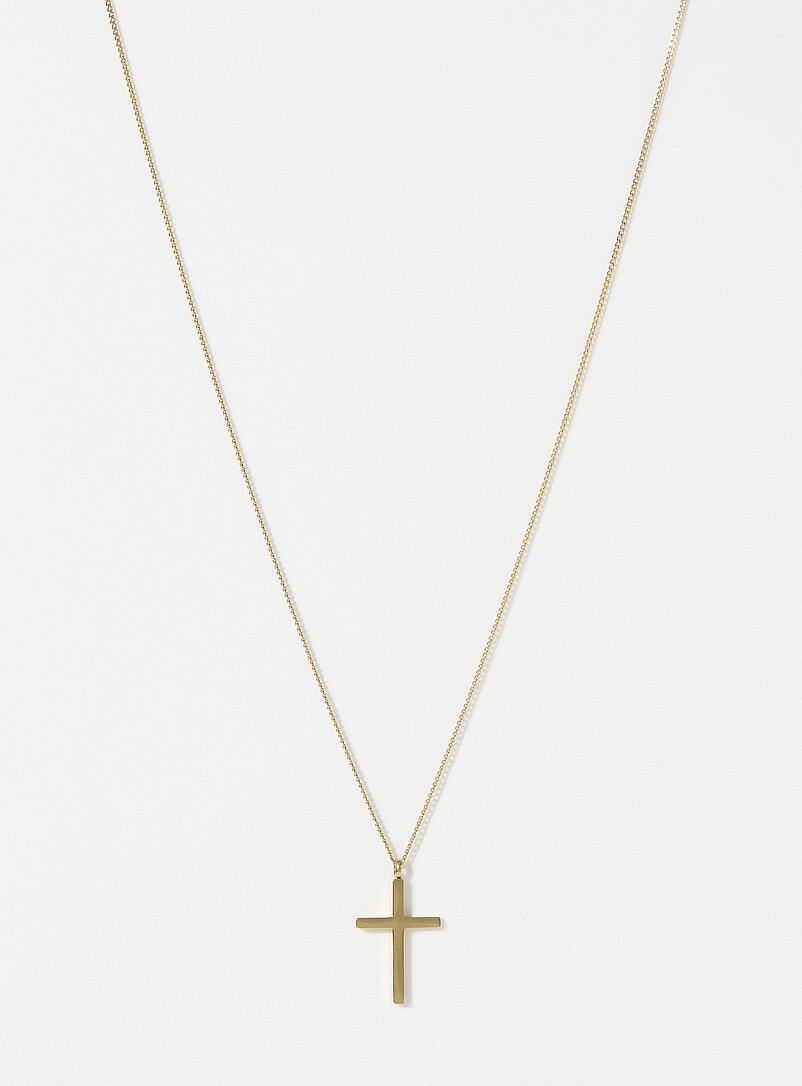 Minimalist Cross Pendant Necklace