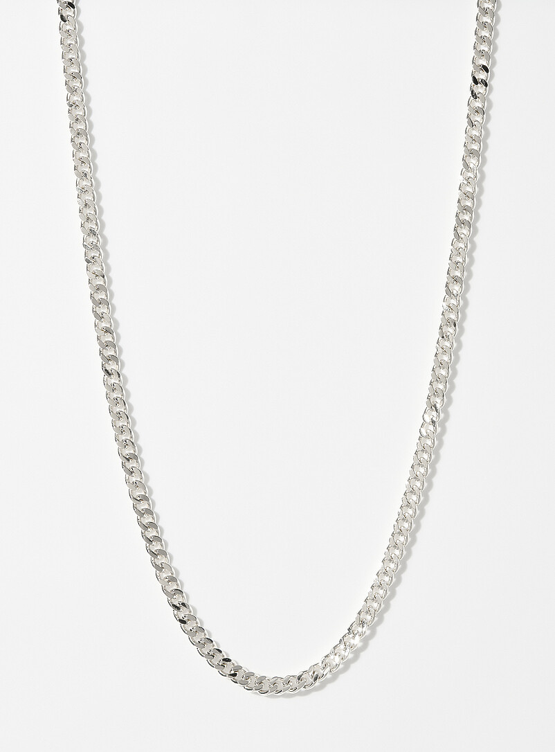 Recycled metal curb-link chain product image (primary)