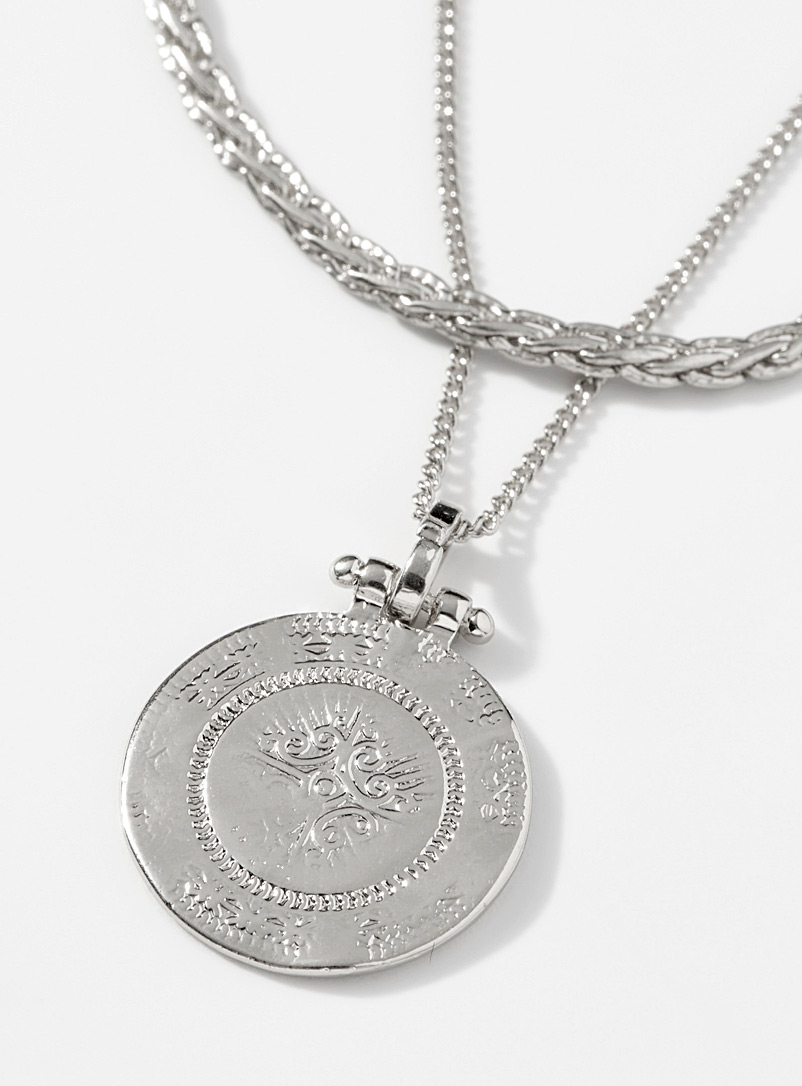 Antique pendant necklaces Set of 2 product image 2