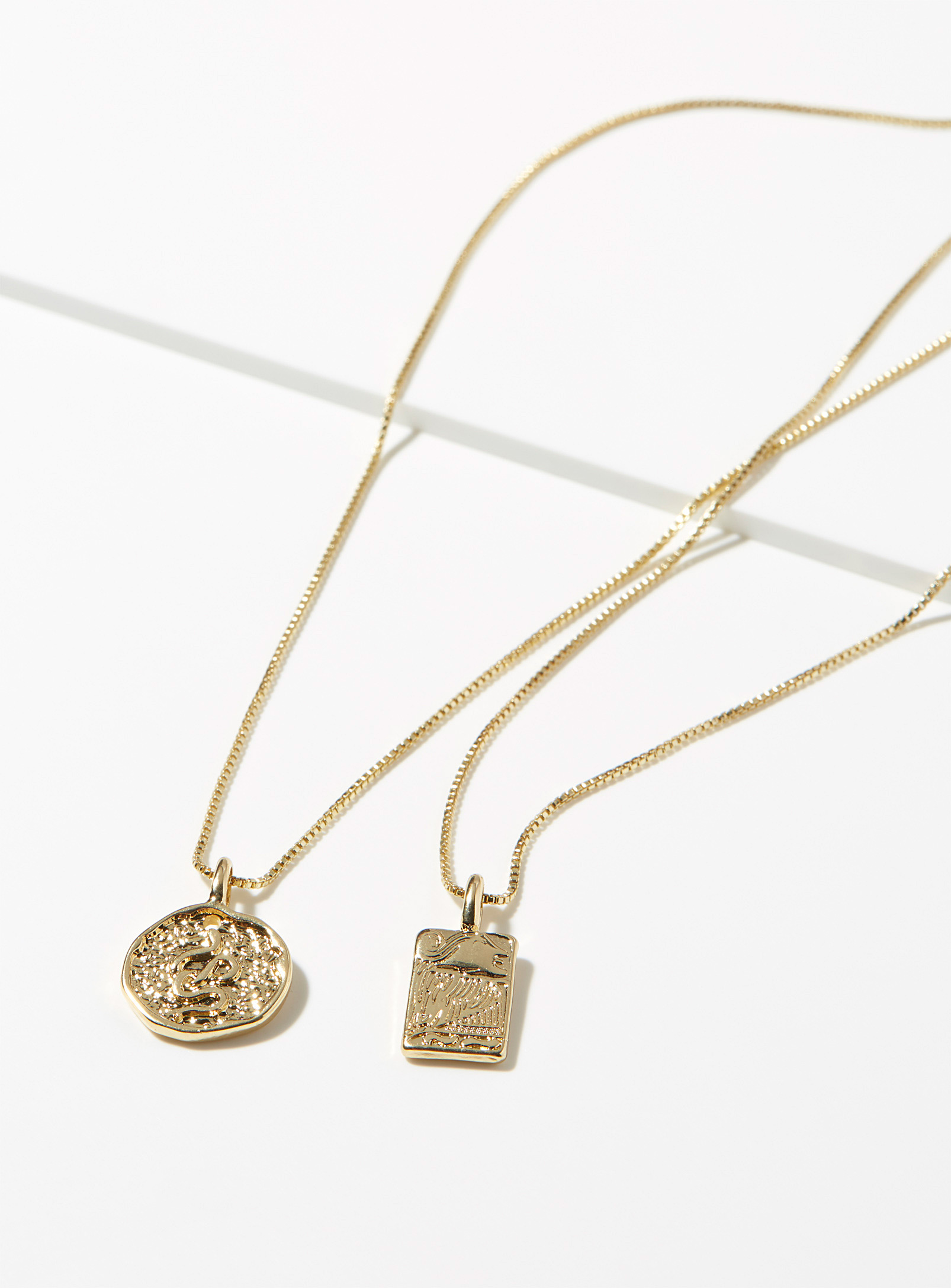 Pilgrim Valkyria Necklaces Set Of 2 In Assorted