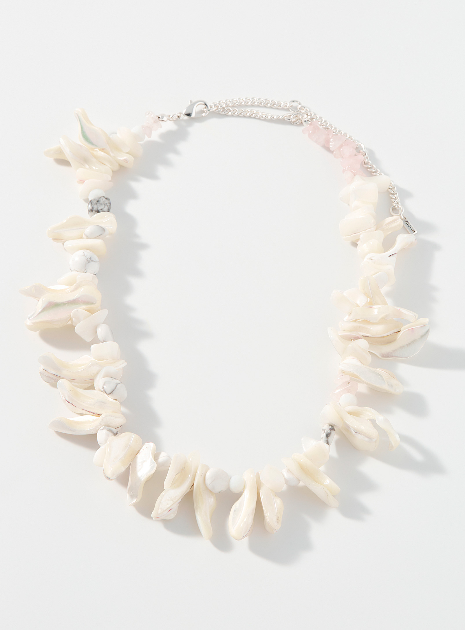 Pilgrim Pearly Treasures Necklace In White