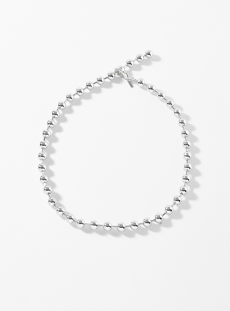 Shiny ball necklace product image (primary)