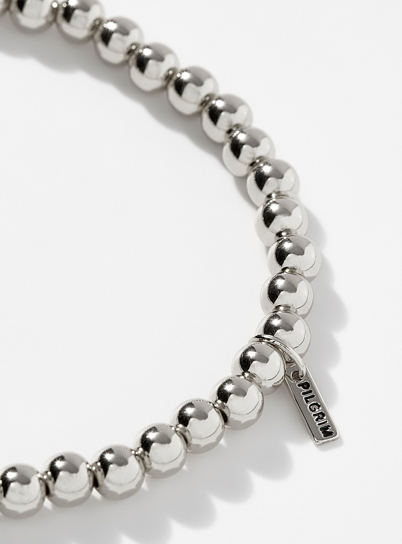 Metallic bead bracelet product image 2