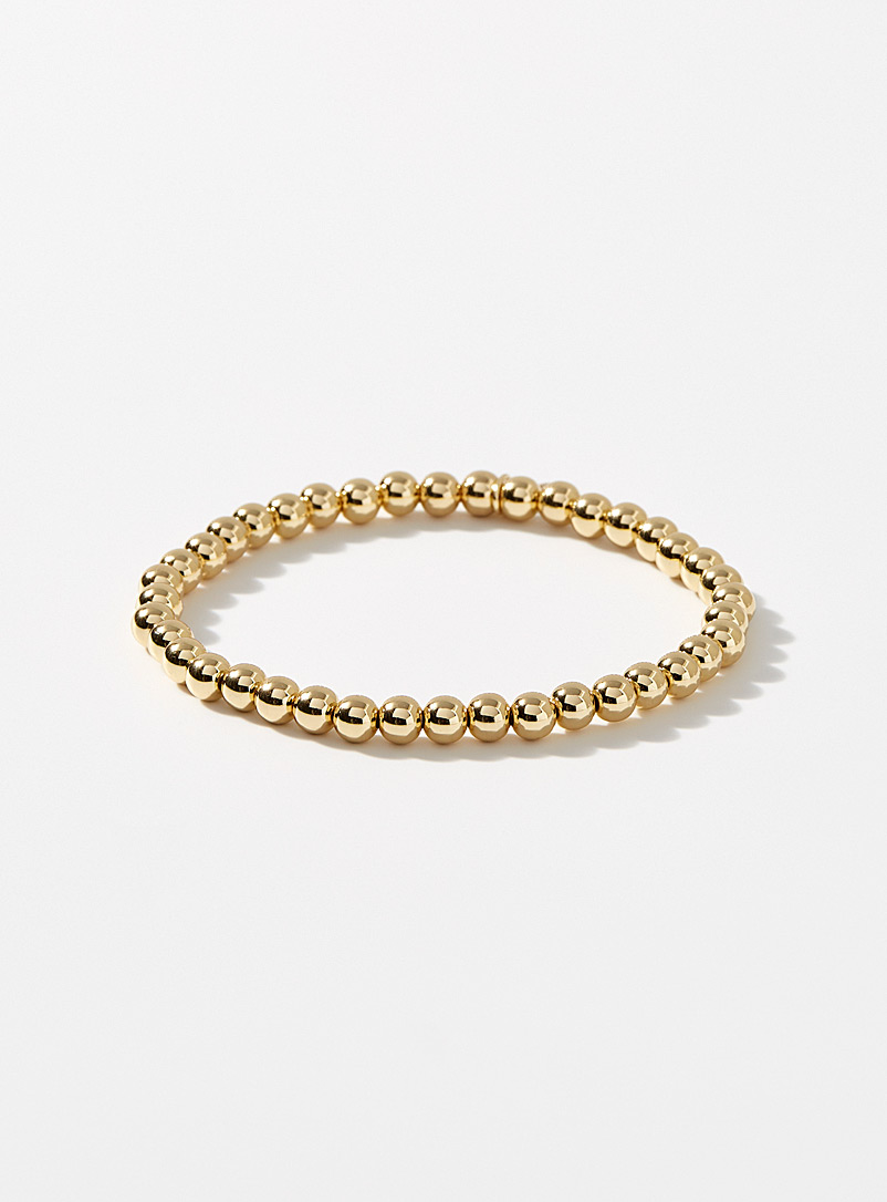 Metallic Bead Bracelet