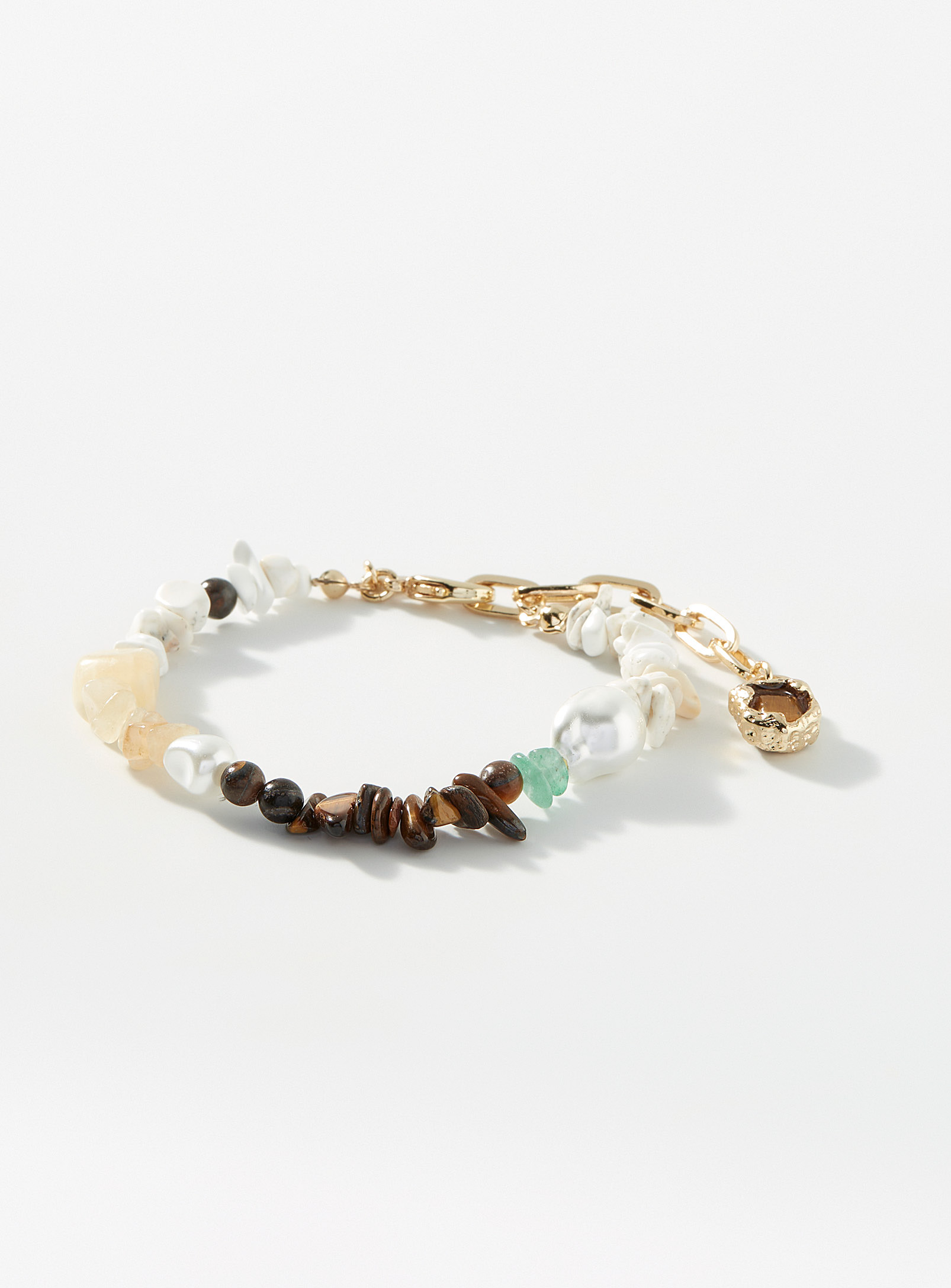 Pilgrim Ocean-stone Bracelet In Assorted
