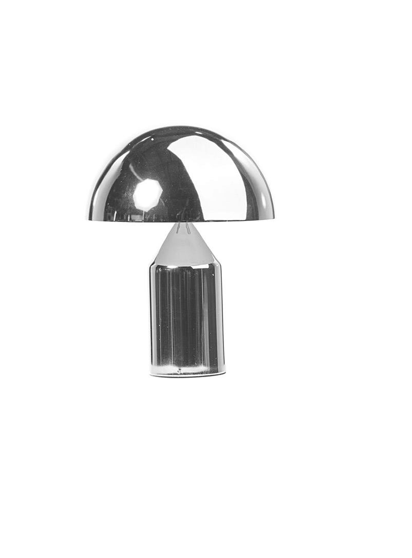 Simons Maison Silver Metallic futuristic geometry table lamp