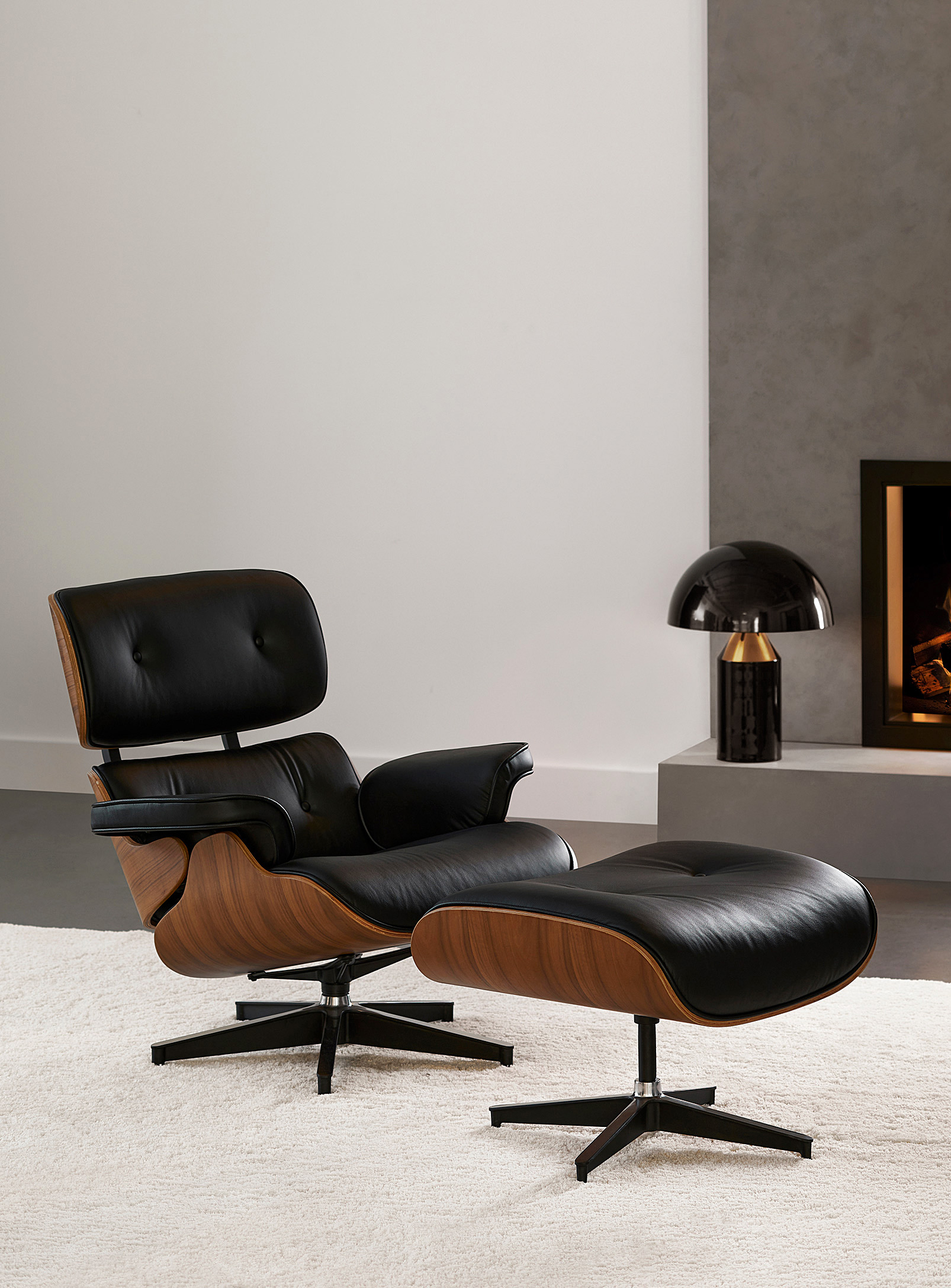 Simons Maison - Iconic lounge chair and stool Two-piece set