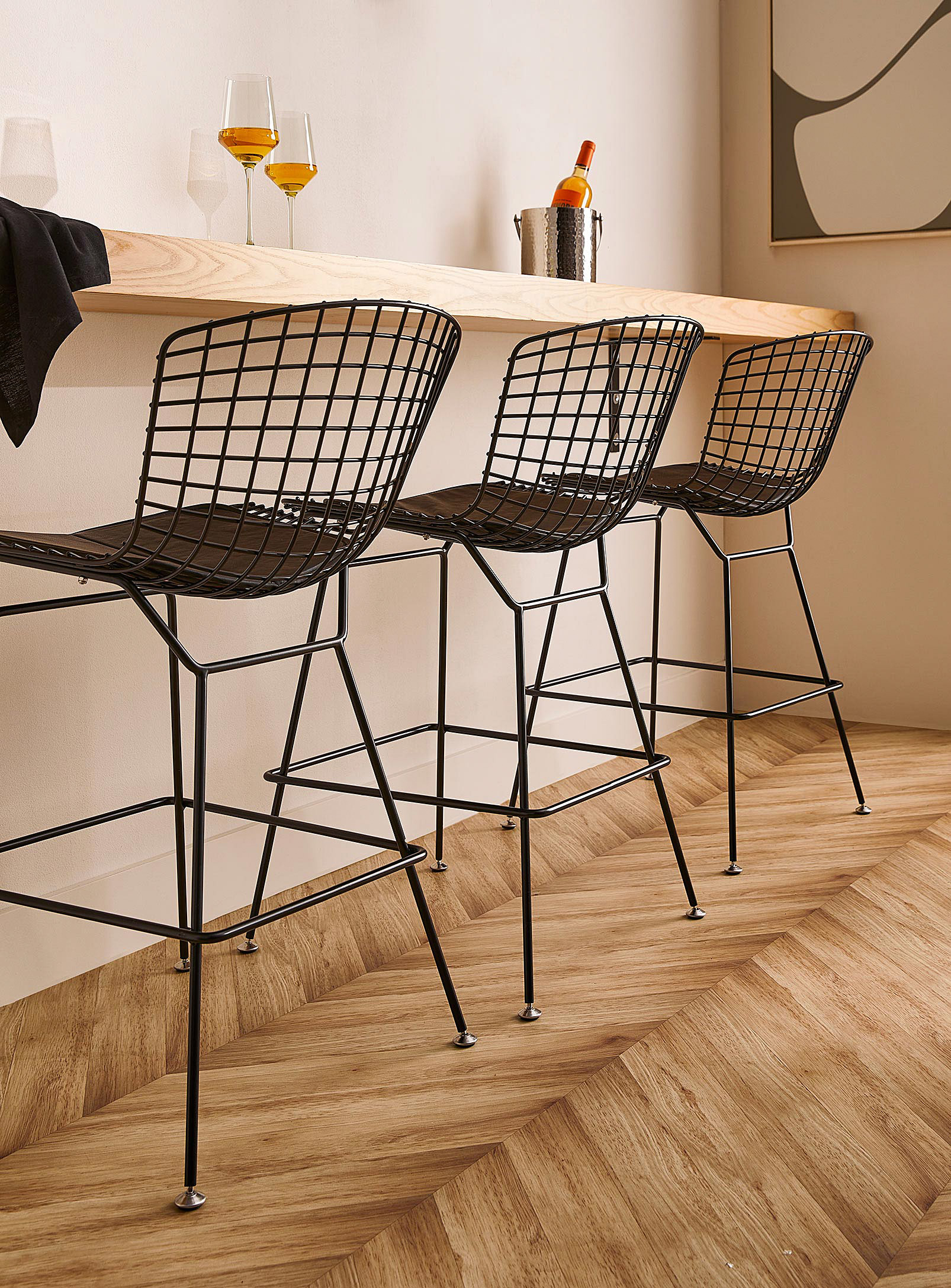 Simons Maison - Openwork modern counter stool