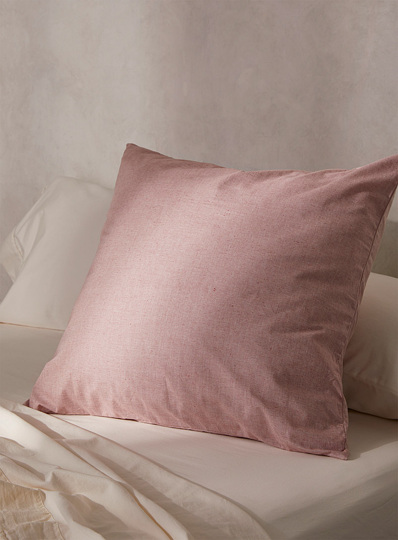 Simons Maison Amber Bronze Recycled cotton end-on-end Euro pillow sham