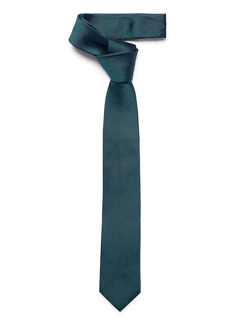 Le 31 Slate Blue Iridescent coloured tie for men