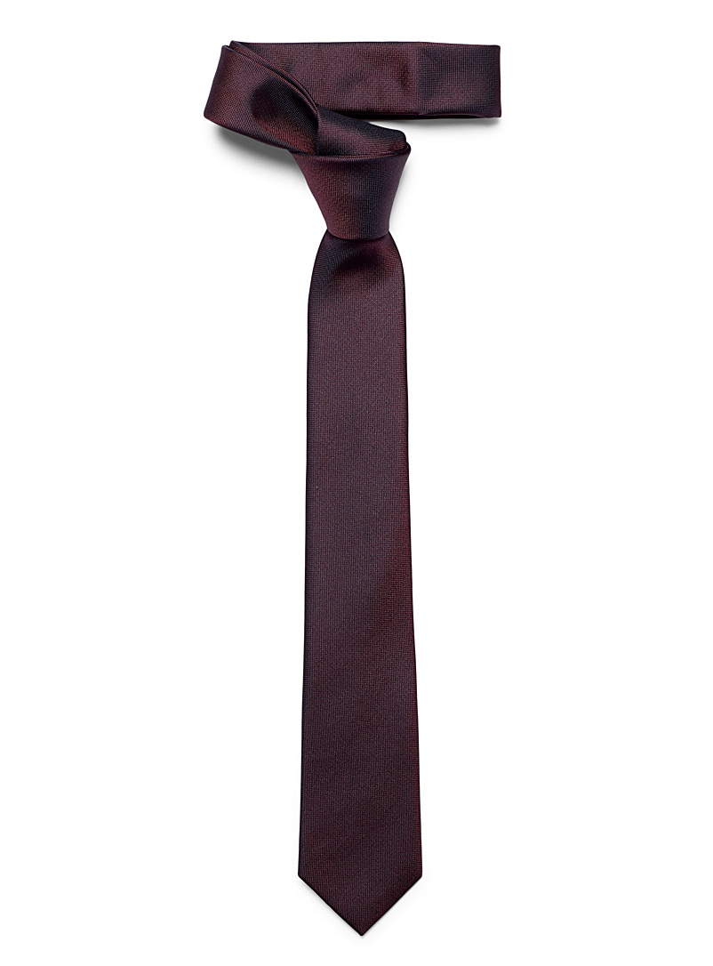 Le 31 Purple Iridescent coloured tie for men
