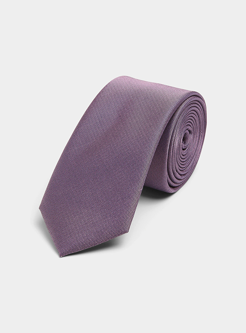 Le 31 Pink Iridescent coloured tie for men
