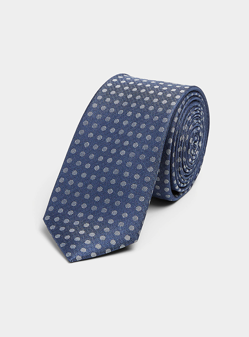 Le 31 Blue Dotted tie for men