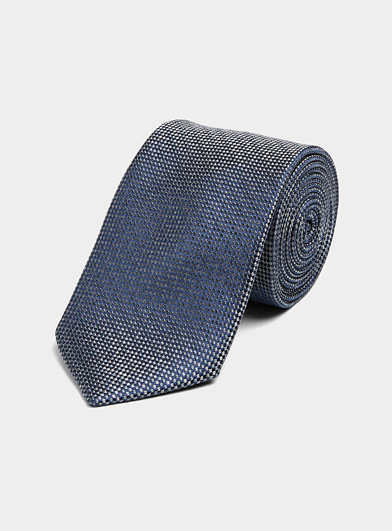 Le 31 Charcoal Digital tie for men