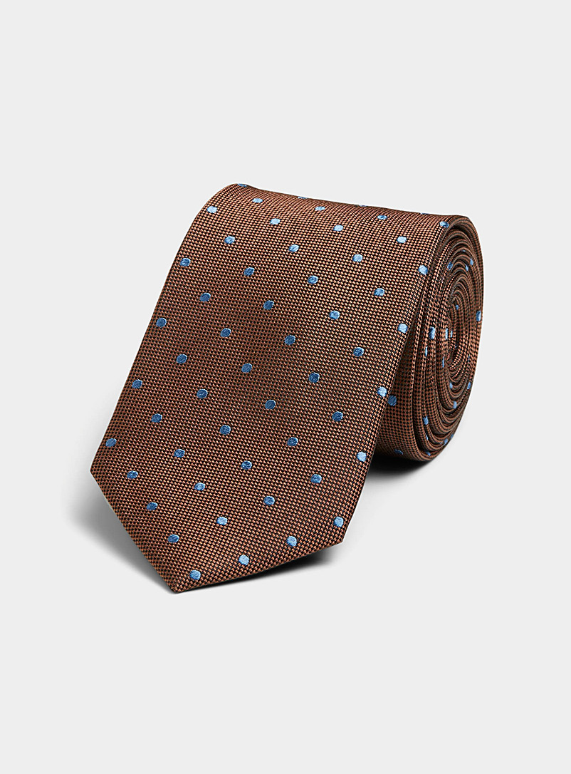 Jacquard micro-check satiny tie, Le 31, Shop Regular Ties