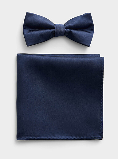 Le duo pochette et n&oelig;ud papillon unis