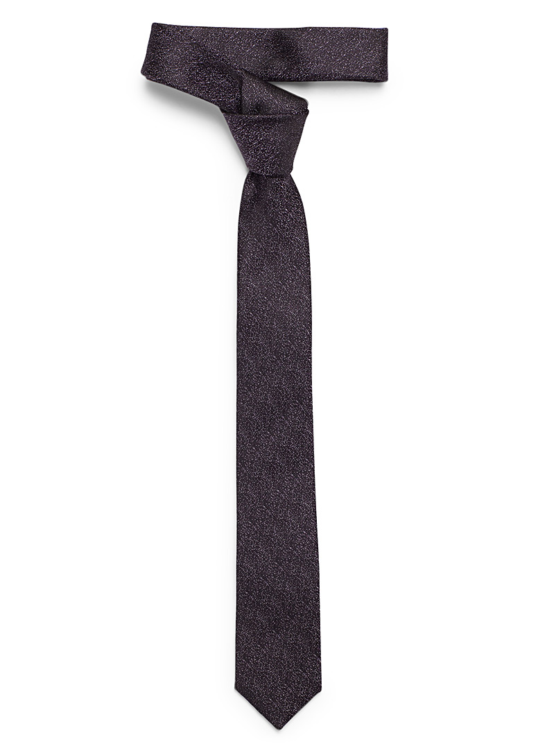 Le 31 Black Chic heather tie for men