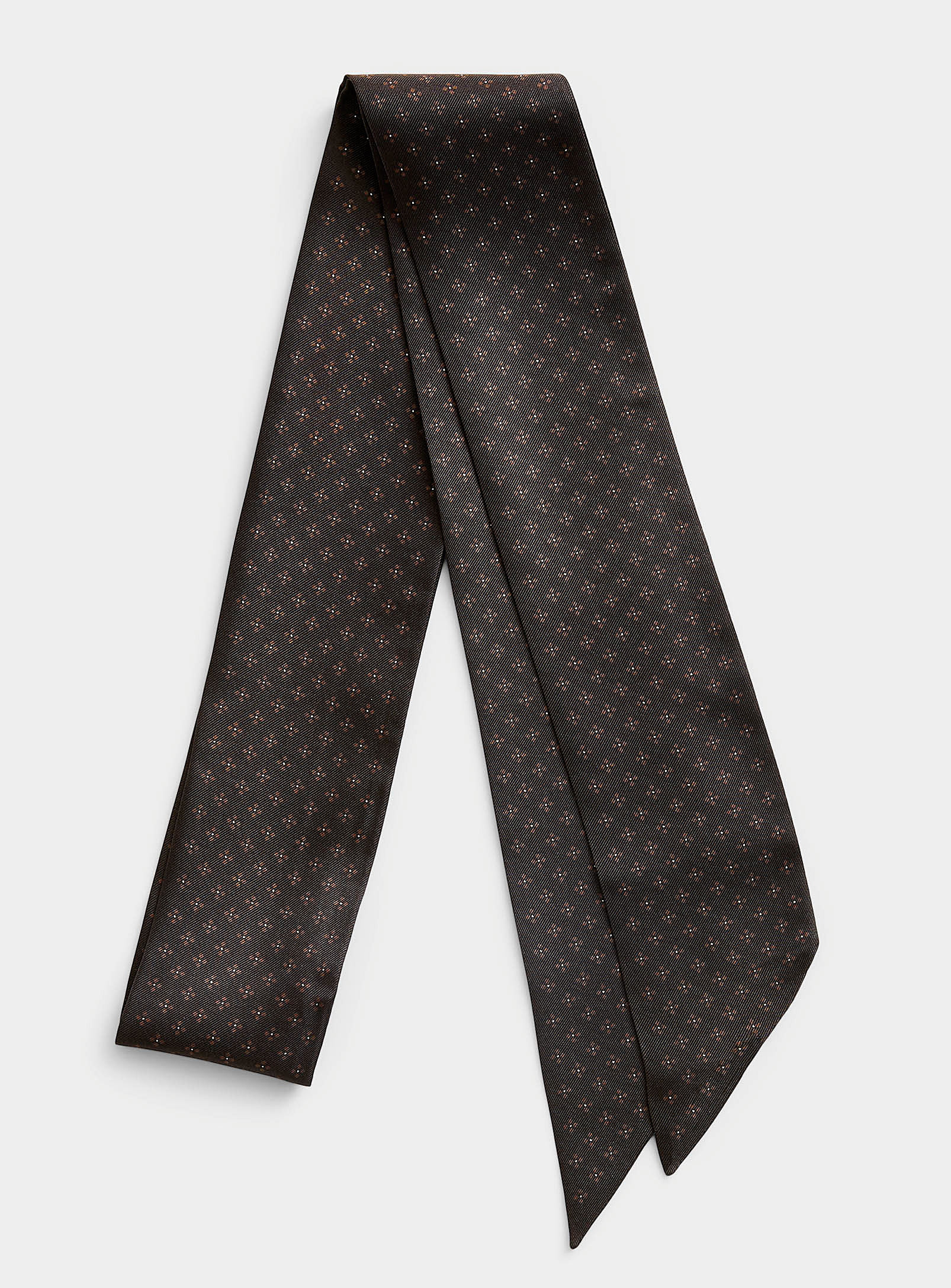 Le 31 - Men's Geo flower satiny tie scarf