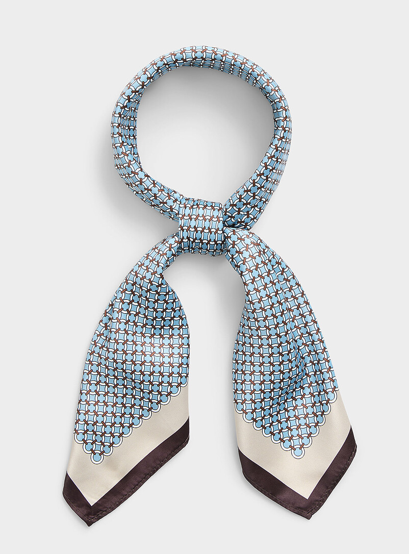 Geo circle tie scarf product image (primary)
