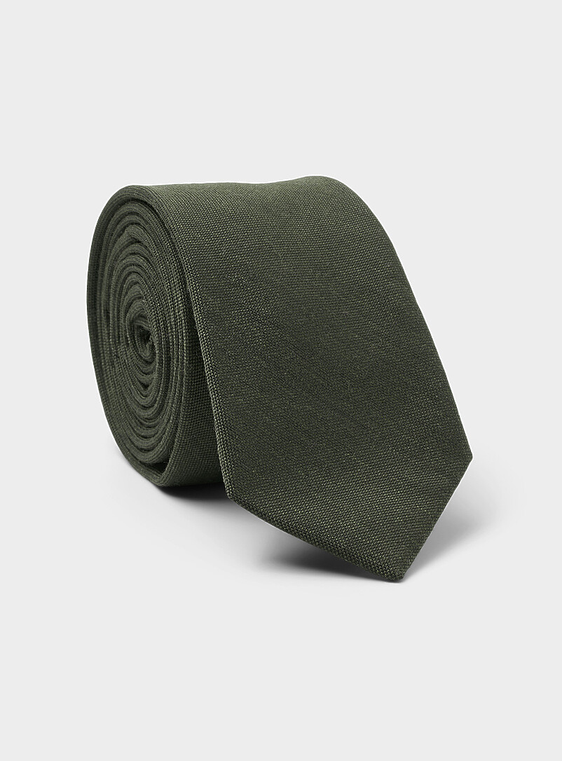 Solid Wool Tie