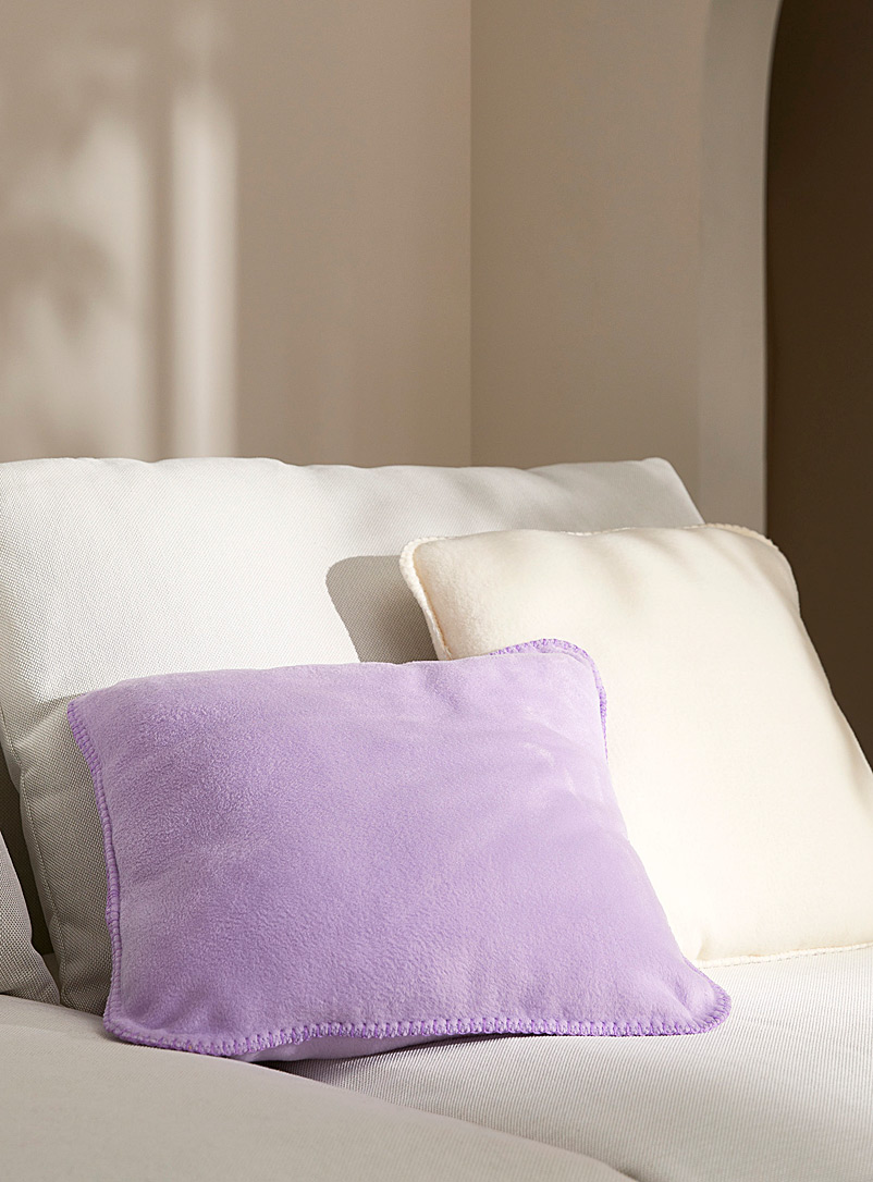 Simons Maison Lilacs Solid polar fleece cushion 45 x 45 cm