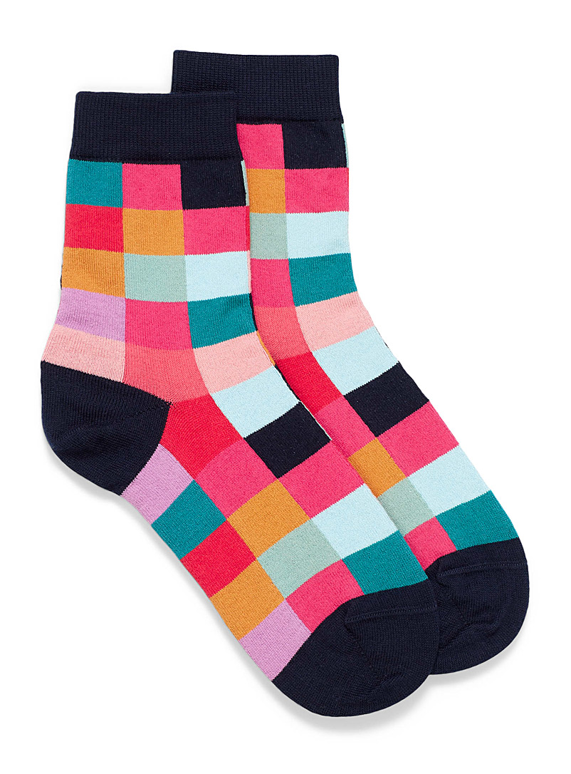 Paul Smith Assorted Bright check socks for women